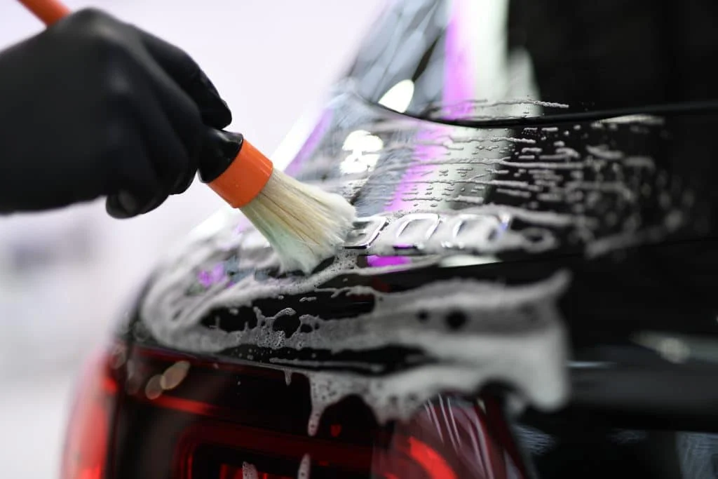rinsing car after paint correction