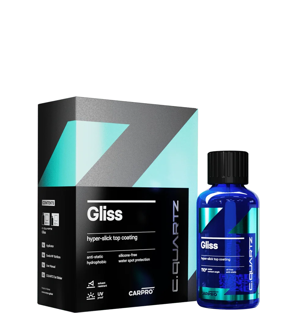 carpro gliss top-coat for cquartz ceramic coatings