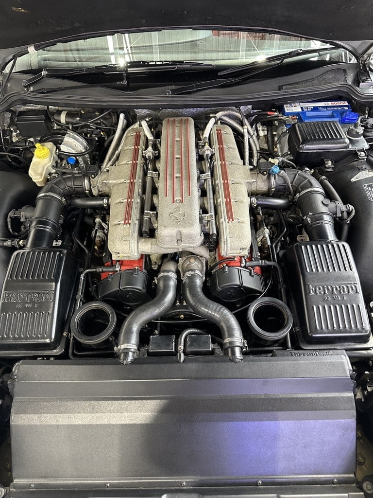 ferrari engine bay