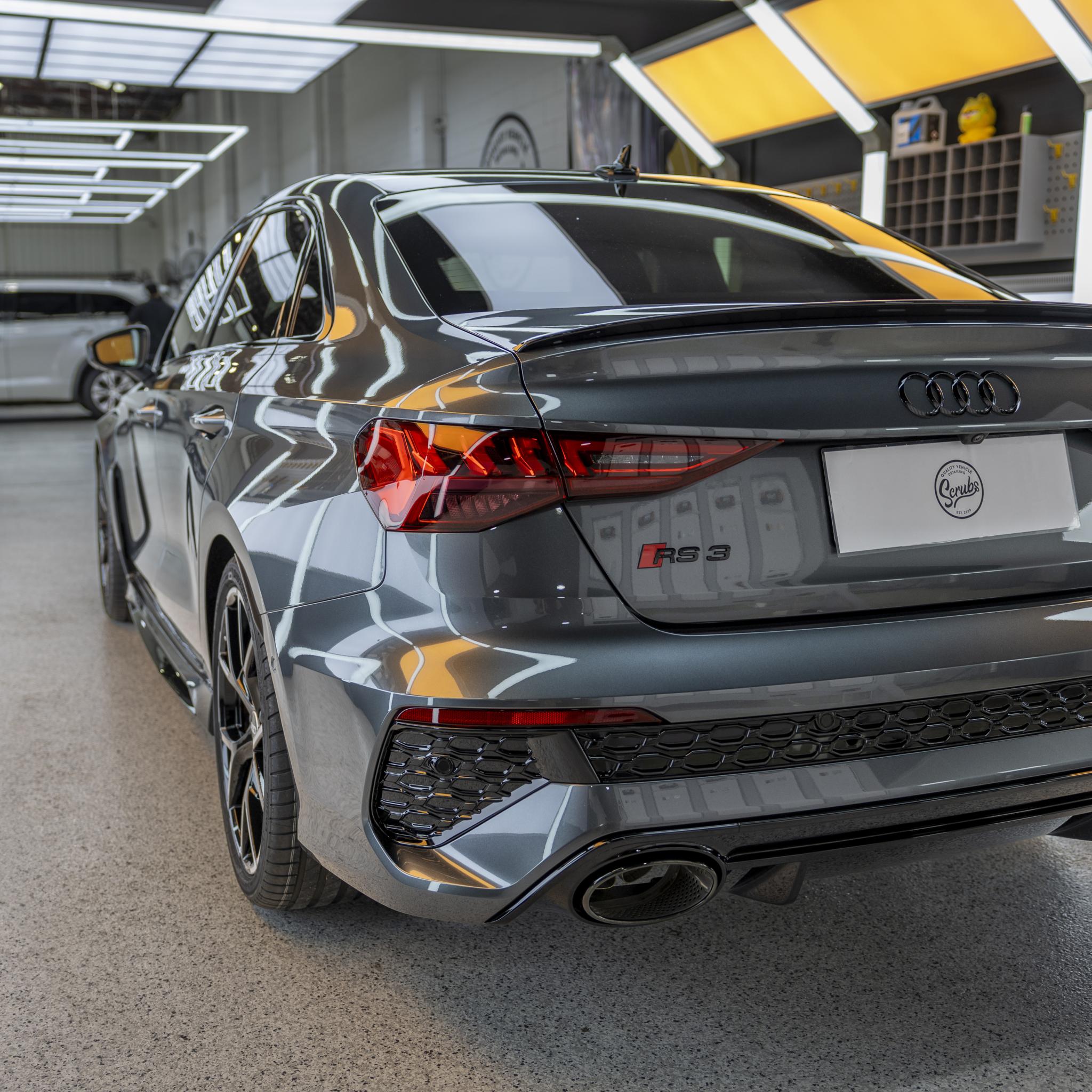Car getting ceramic coated