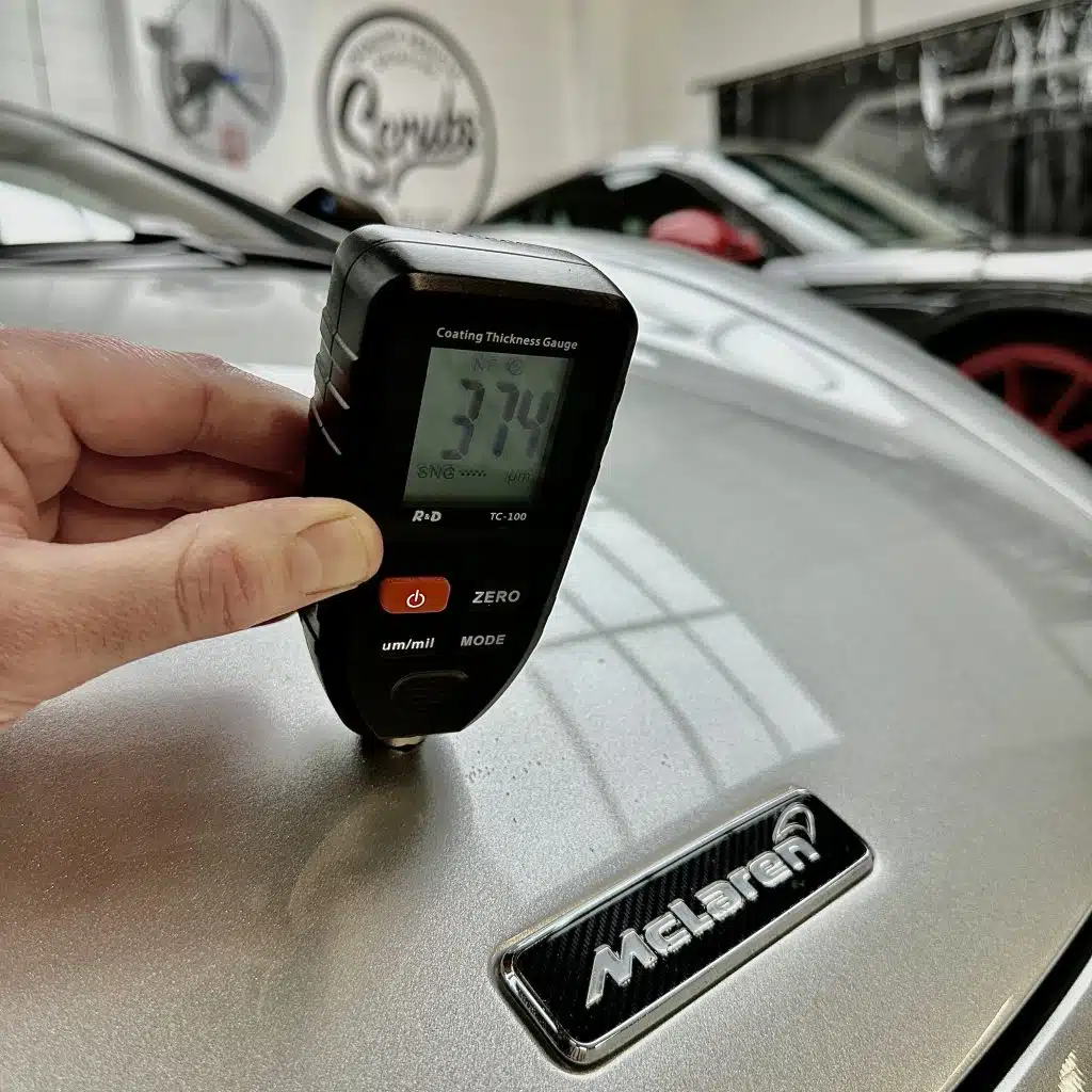 Measuring Paint Thickness for Paint Correction Cut and Polish